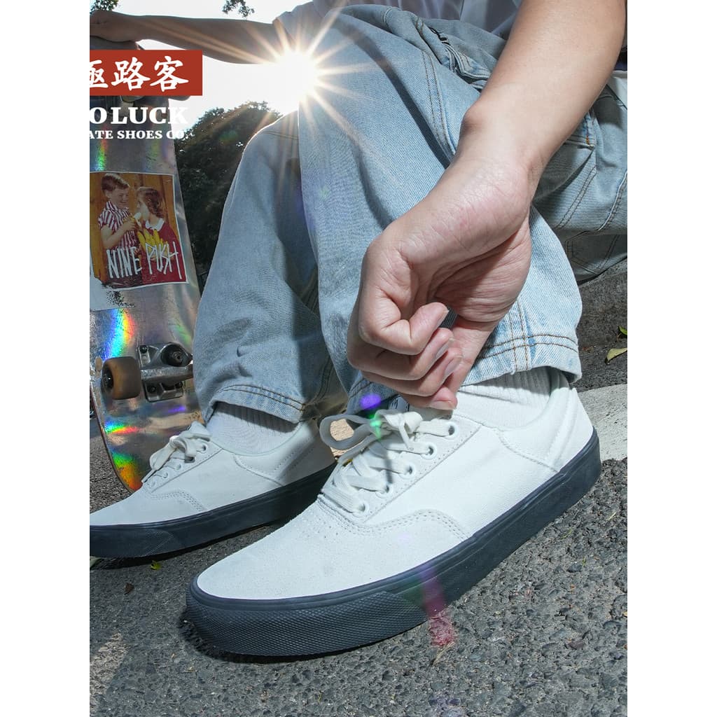 Jiluke oficial Kung Fu Void preto branco tênis genuíno das mulheres dos homens All-Match sapatos casuais absorção de cho