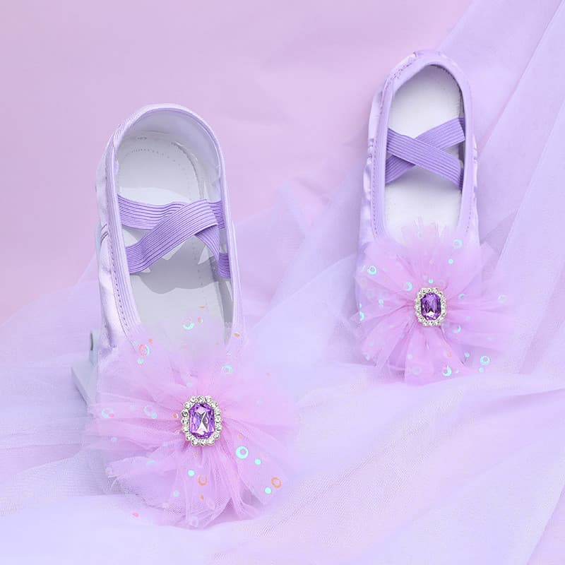 Tendência Ballet Flats Dance Wear Bailarinas Sapatos Femininos Confortáveis Para Meninas