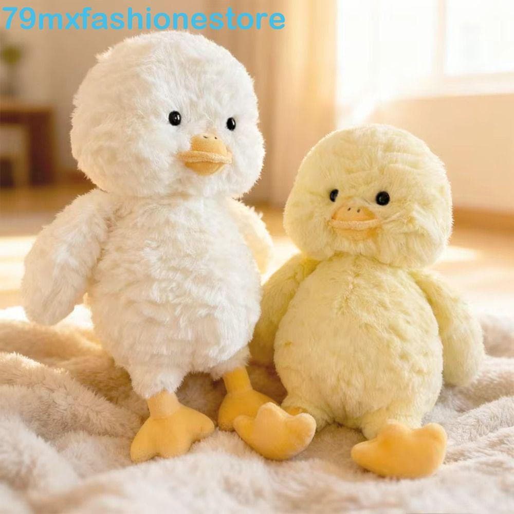 MXFASHIONESB Boneca De Pelúcia De Pato Pequeno , Brinquedo Amarelo De Decoração De Casa , Travesseiro Macio