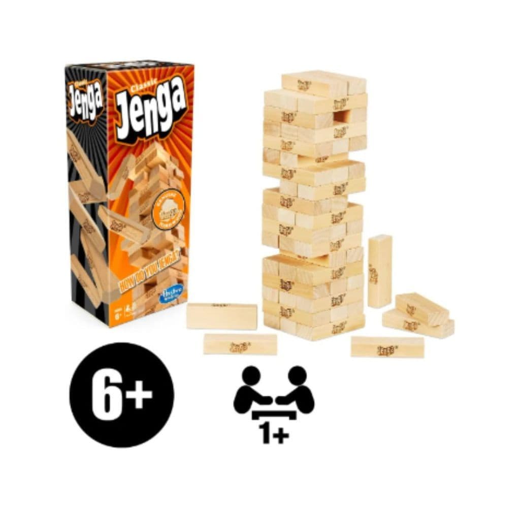 Jogo Jenga Hasbro A2120 Original Infantil Estratégico Divertido