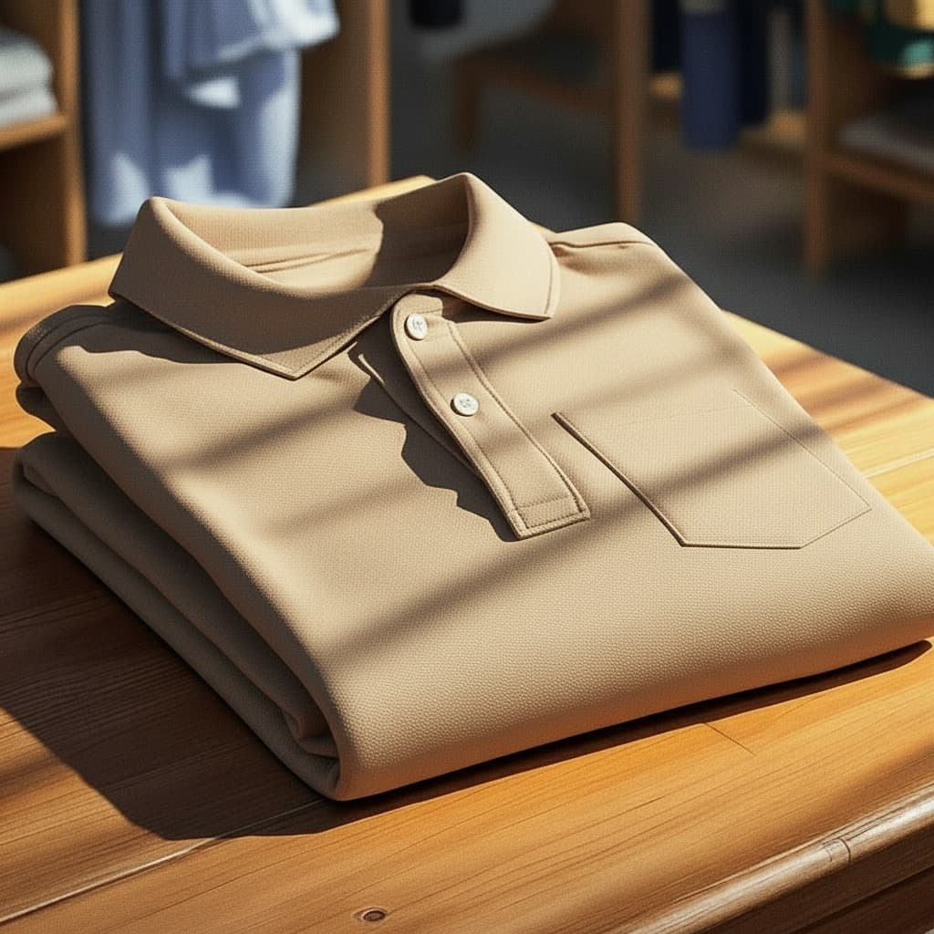 Camisa Polo Masculina com Bolso – Perfeita para Trabalho