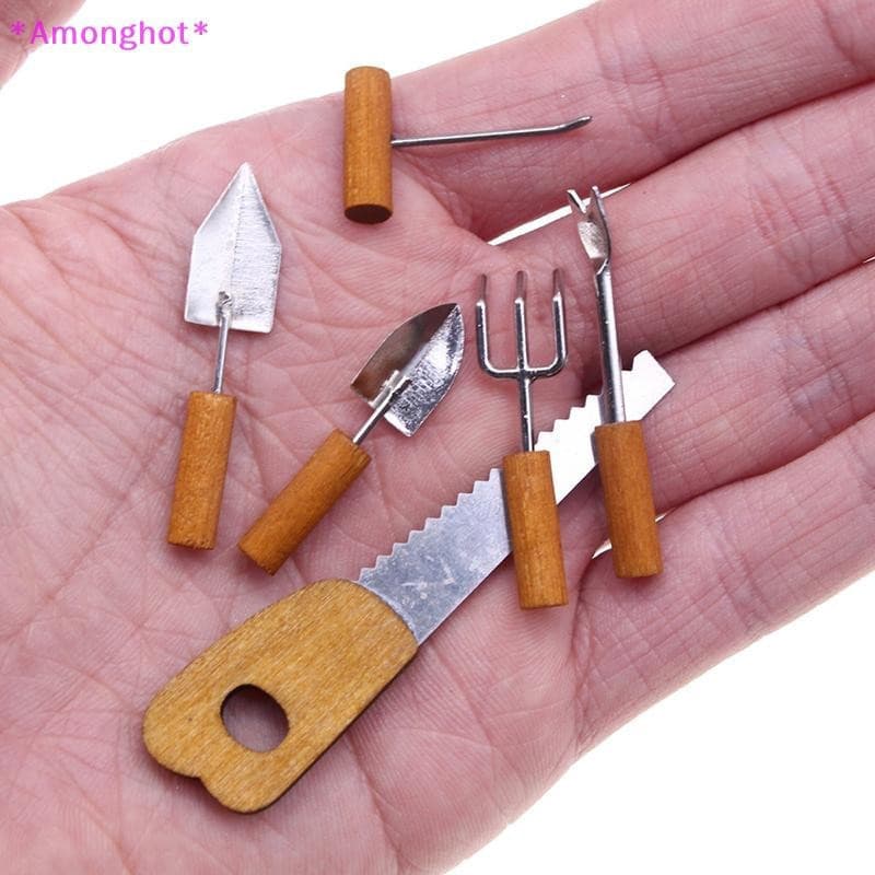 Entrehot > 6 Peças 1 : 12 Simulação Jardinagem Multiferramenta Casa De Bonecas Em Miniatura Crianças Brinquedos De Limpe