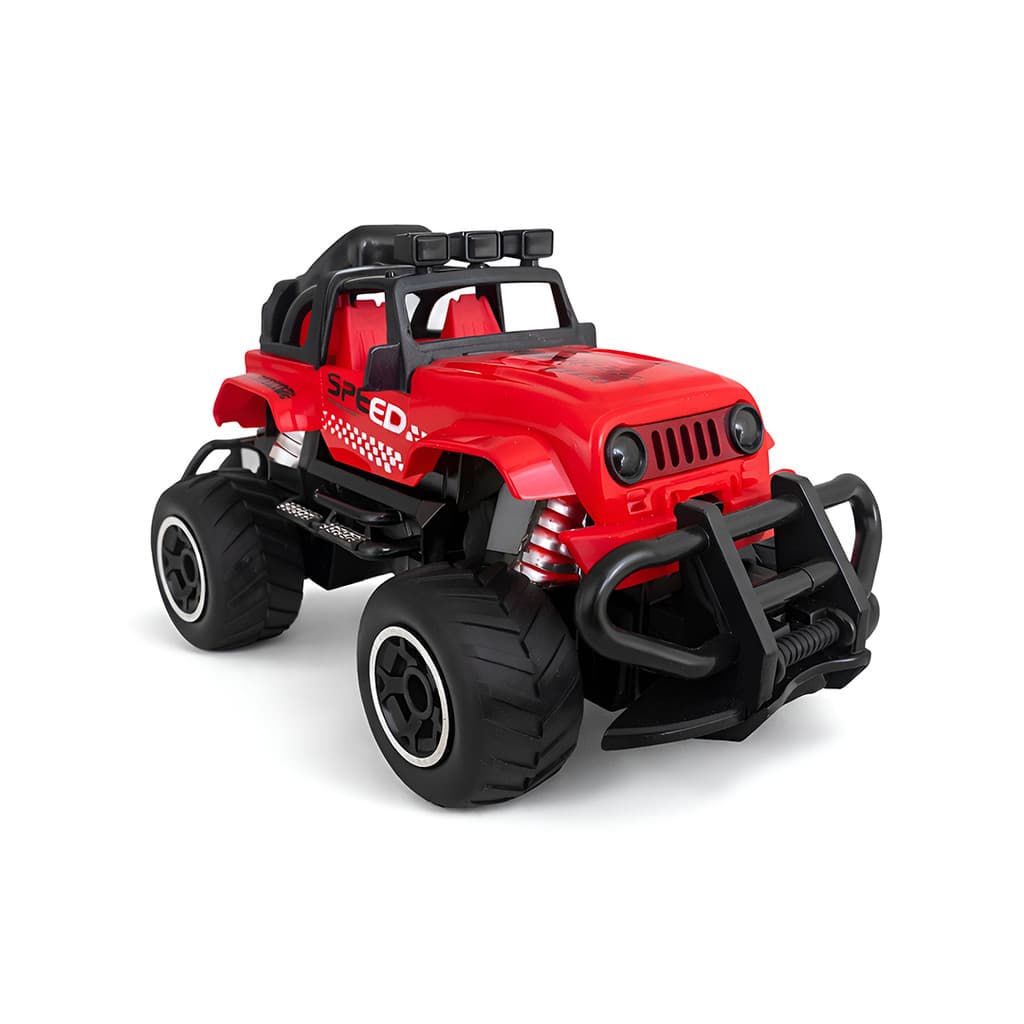 Carrinho JIPE de Controle Remoto SUV com Luz - Vermelho