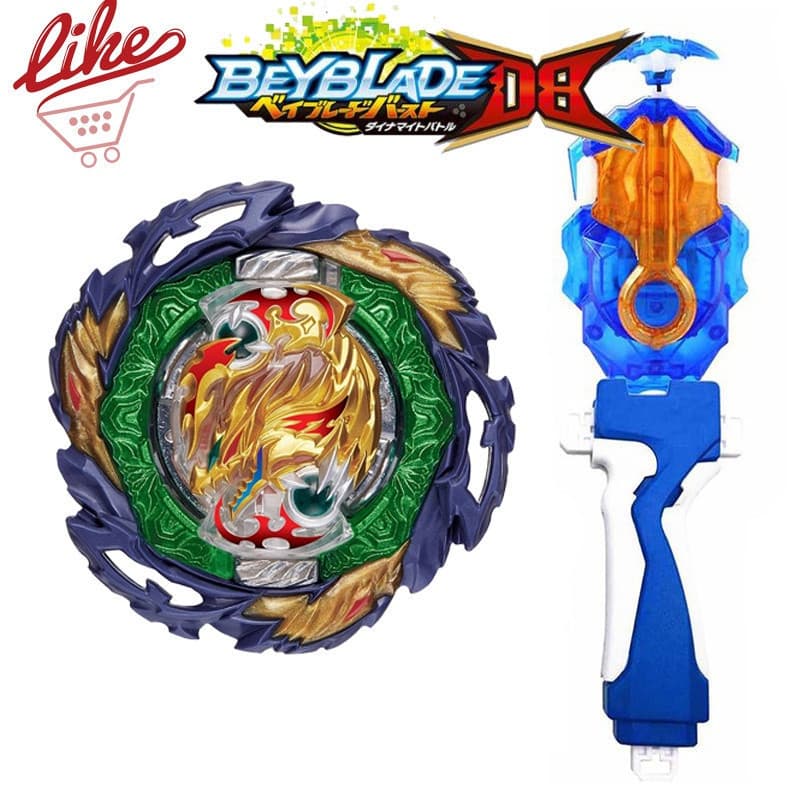 Beyblade Burst MQ B-185 Vanish Fafnir DB Dynamite Battle com B-184 Launcher Handlebar Set Beyblade Brinquedos para Crian