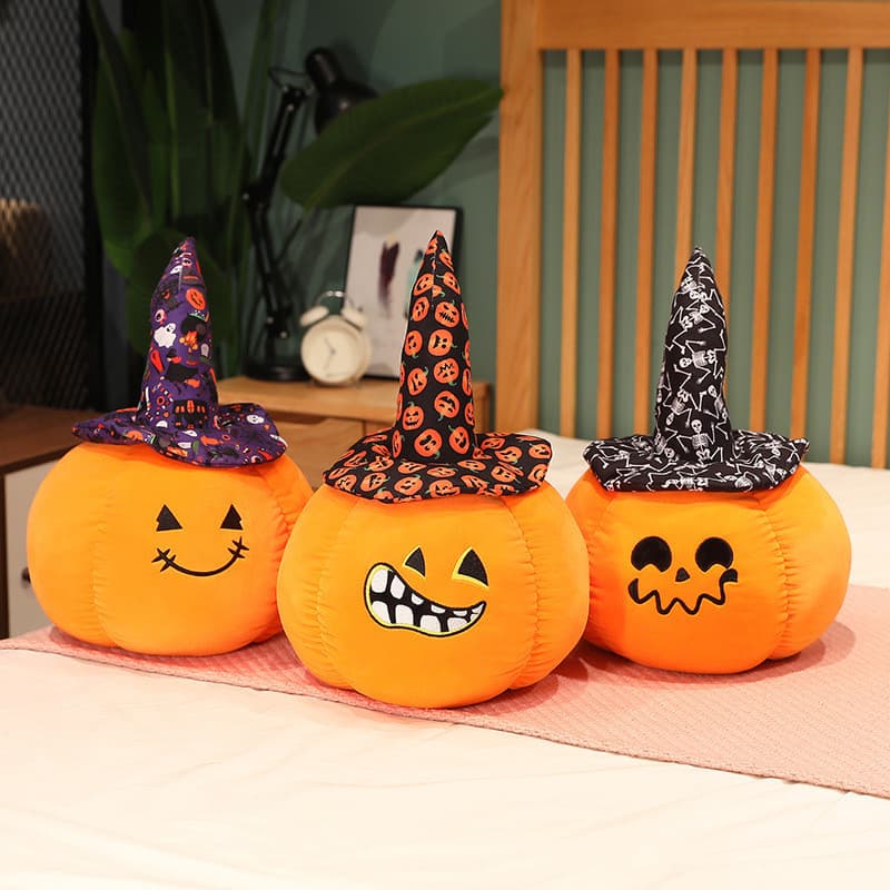 Halloween Abóbora Macio Pelúcia Brinquedo Boneca Para Crianças Festa Decoração Shopping Evento Lembrança Presente Casa A