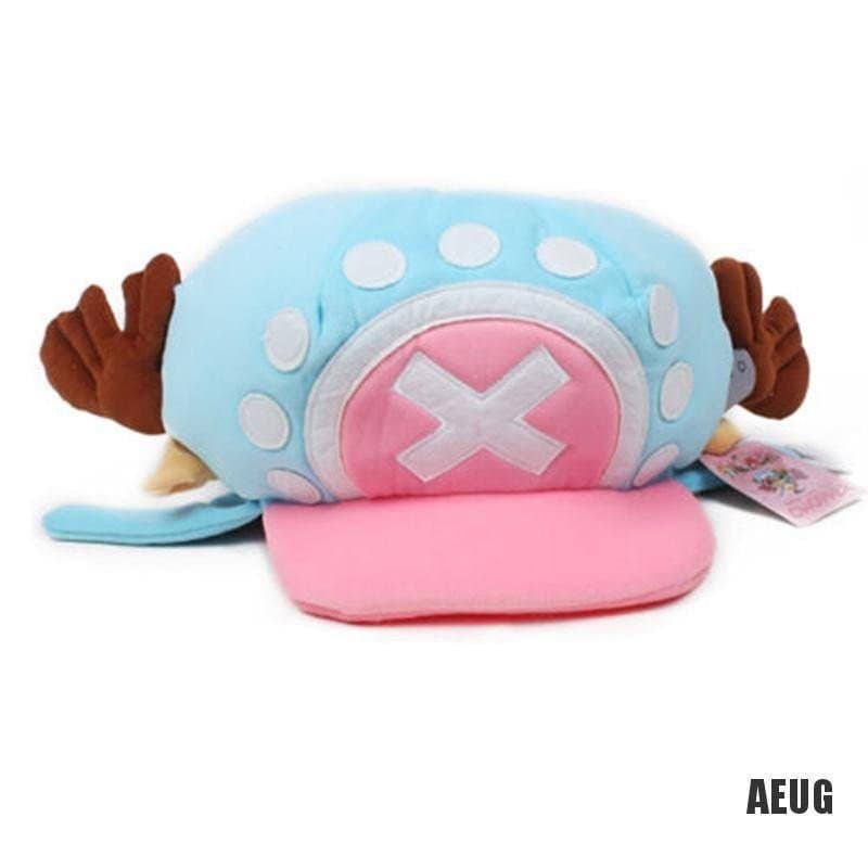 Tr Boné De Pelúcia Anime Tony Tony / Chopper / Cosplay / Chapéu De Inverno / Azul Claro