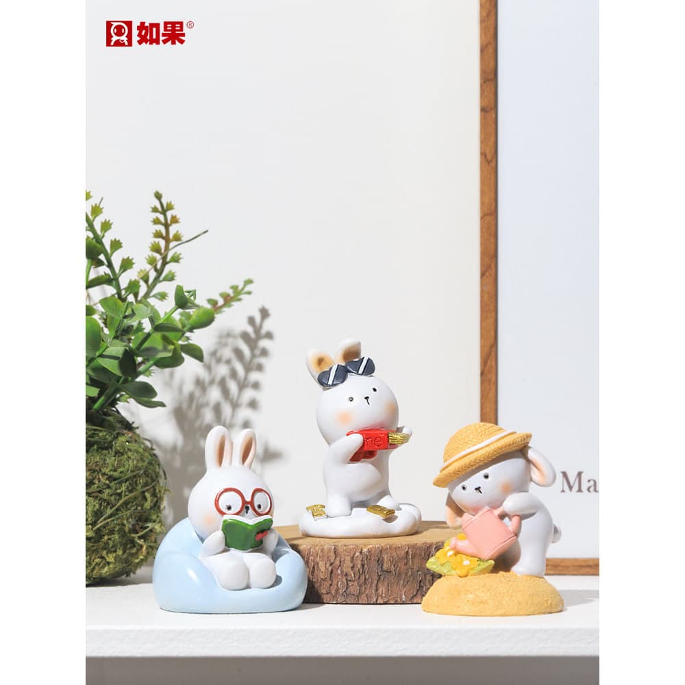 Enfeites de coelho decorações criativas para casa ano do coelho zodíaco mascote posição de trabalho decorações de mesa p