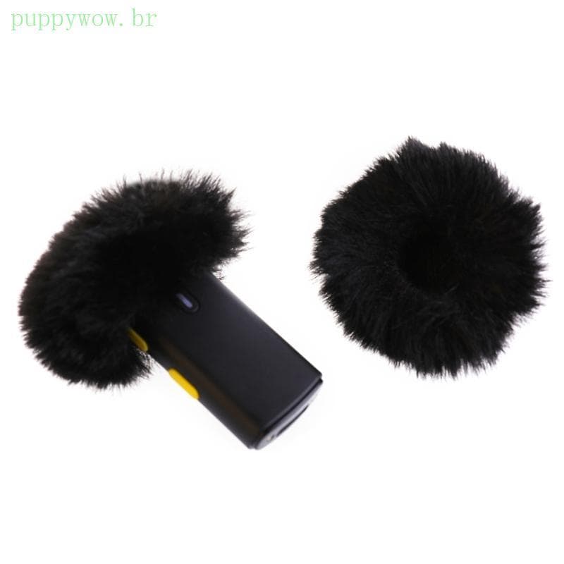 PUP 1 Peça K10 Microfone Lapela Peludo Pára-Brisa Para 5-10mm