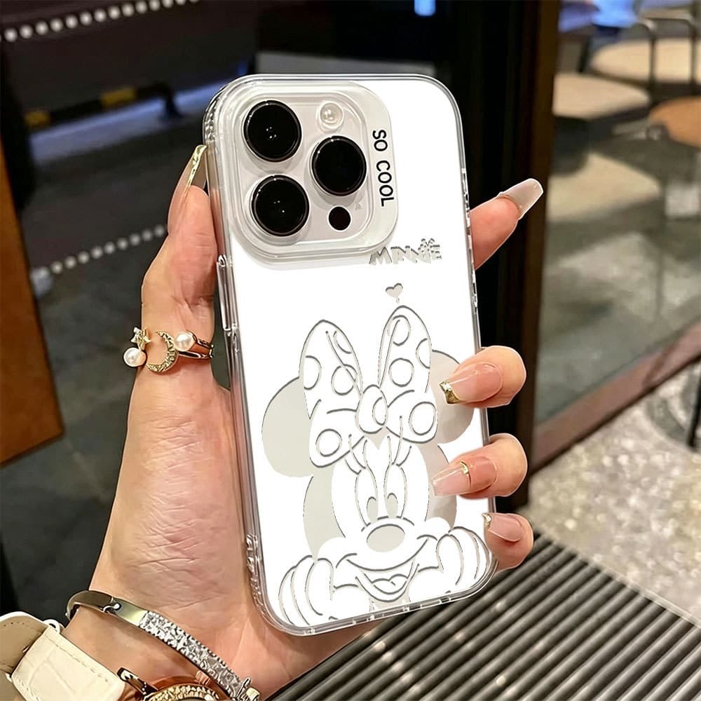 Resistente A Quedas E Durável Capinha Para IPhone 17 11 13 16 15 14 12 Xr Xs Pro Max PLUS AIR Mickey Capa