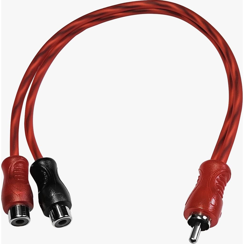 Cabo Passagem Rca Fo-Rca-S2F1M 30Cm(1Macho+2Femea) Top De Linha Alta Qualidade