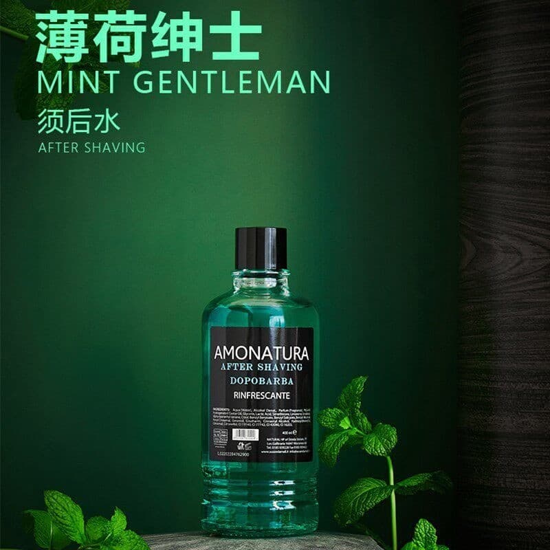 Itália importou AMONATURA água pós-barba masculina eucalipto hortelã após barbear hidratante reparação Toner