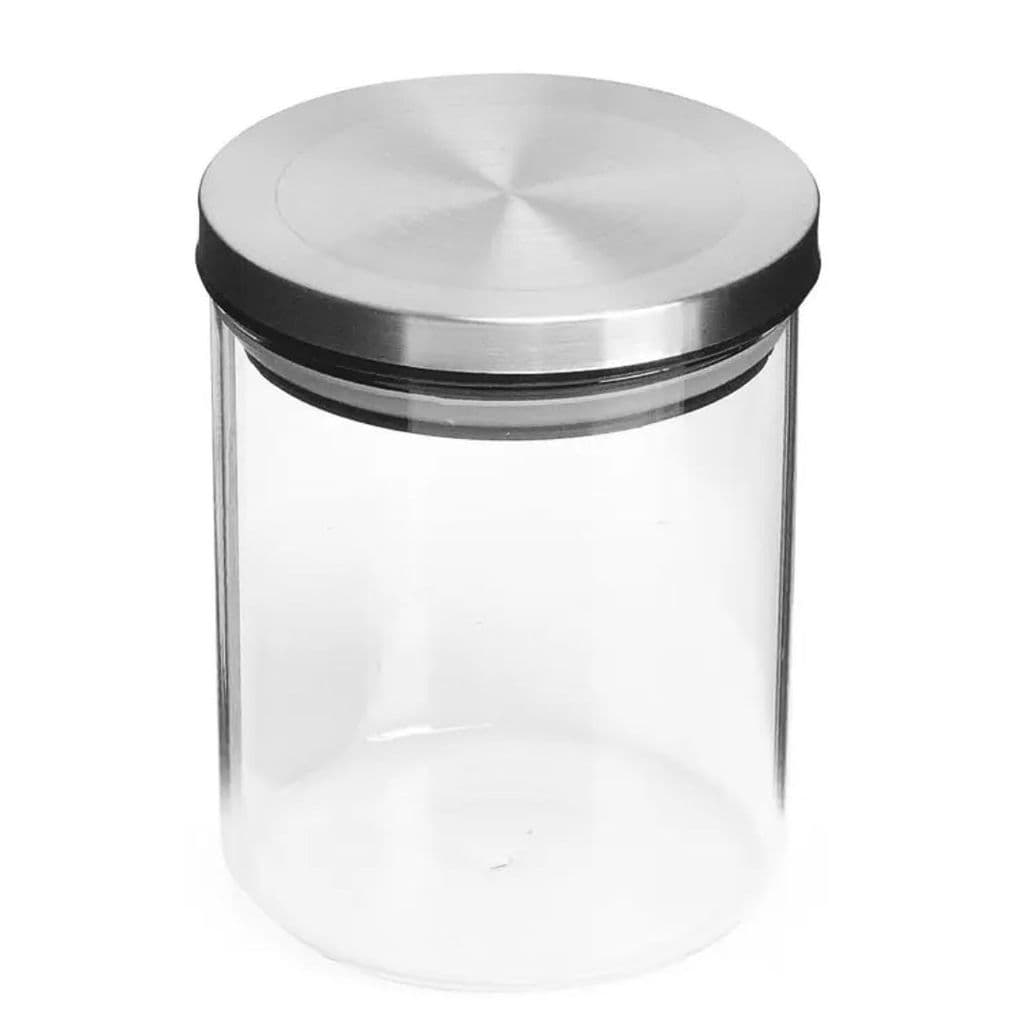 Pote Hermético de Vidro 350ml com Tampa em Metal - Lyor