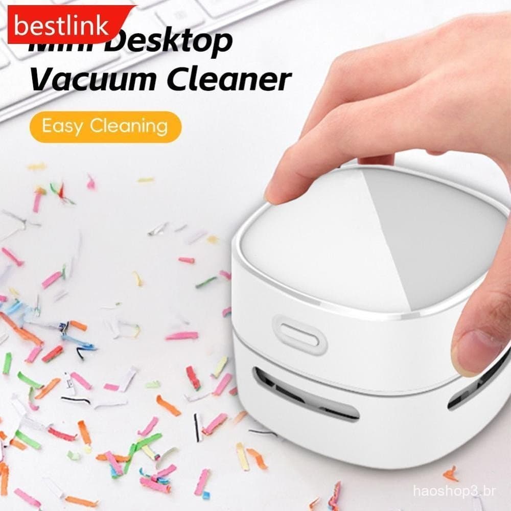 BESTLINK Mini Aspirador Portátil Sem Fio De Mesa Multifuncional De Pó Teclado Restos De Poeira De Papel Limpo Papelaria