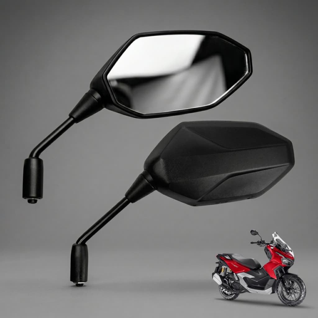 Par Retrovisor Moto GVS Honda ADV 150 Lente Convexa Premium