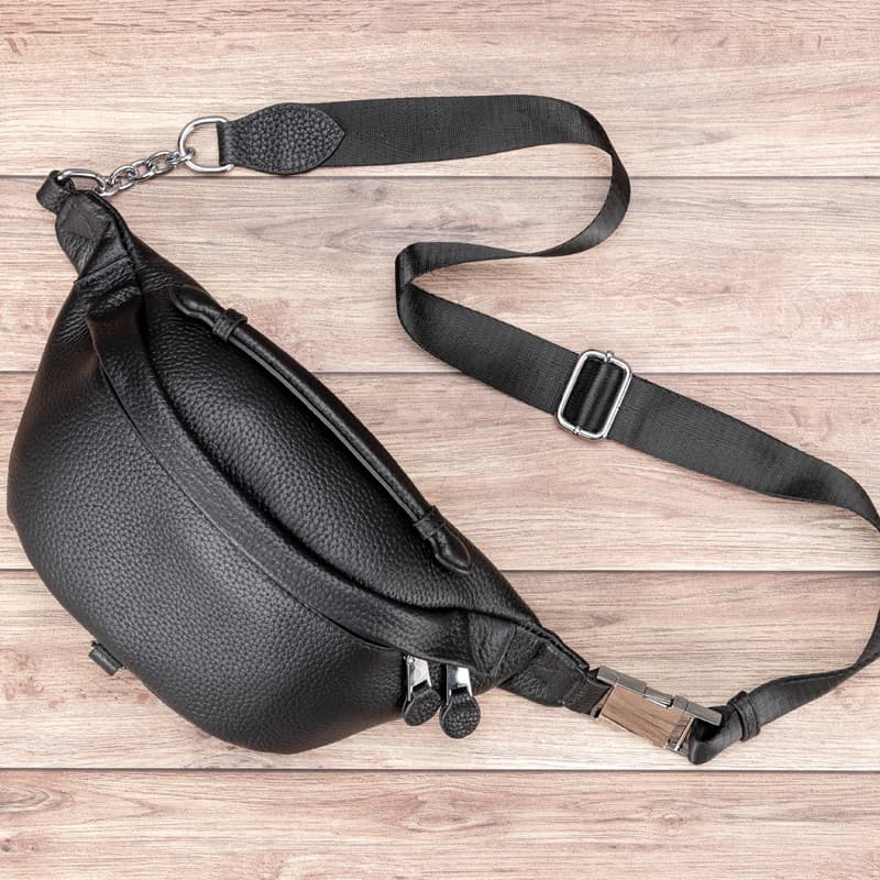 Novo estilo bolsa de peito de couro genuíno masculina na moda bolsa mensageiro de um ombro primeira camada de couro simp