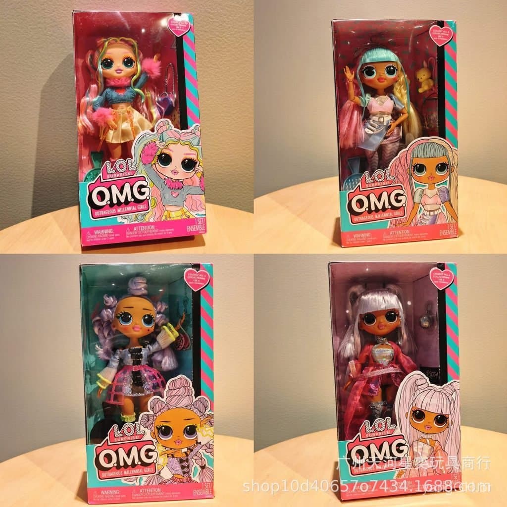 MGAL.O.L. Bola Surpresa para Abrir, Boneca Inicial Brilhante OMG, Brinquedo Infantil
