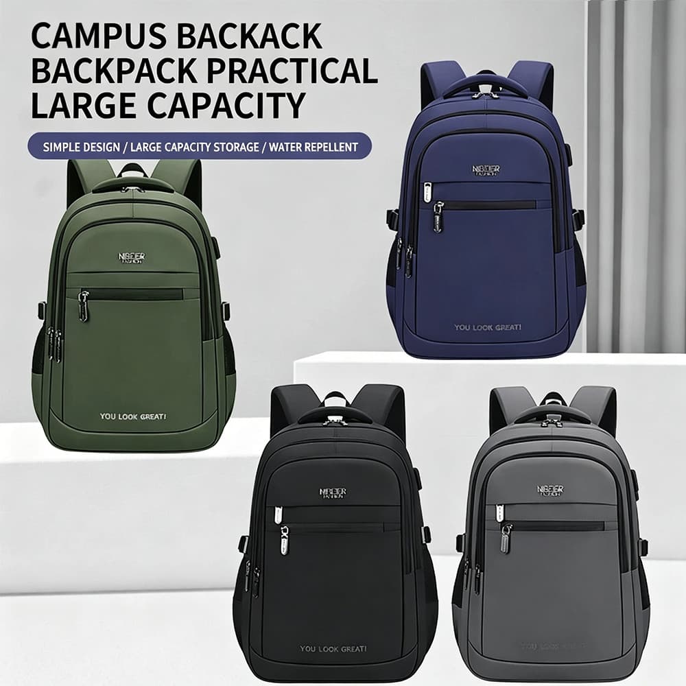 Mochila Masculina Para Laptop , Escolar De Viagem De Grande Capacidade Meninos Adolescentes , Bolsa De Livros Oxford À P