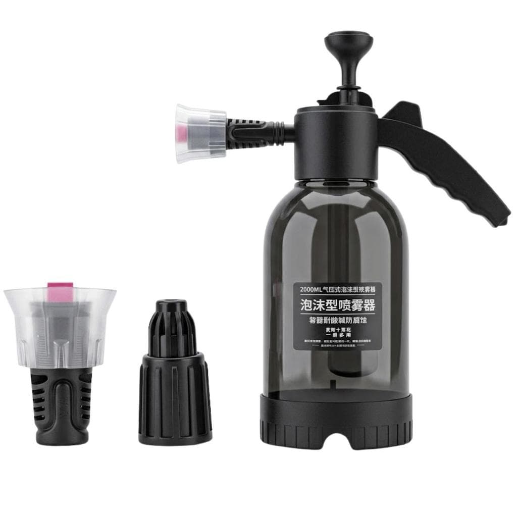 Snow Foam Manual 2L Pulverizador Espumador Lavagem Automotiva Profissional Alta Pressurização e Espuma Uniforme