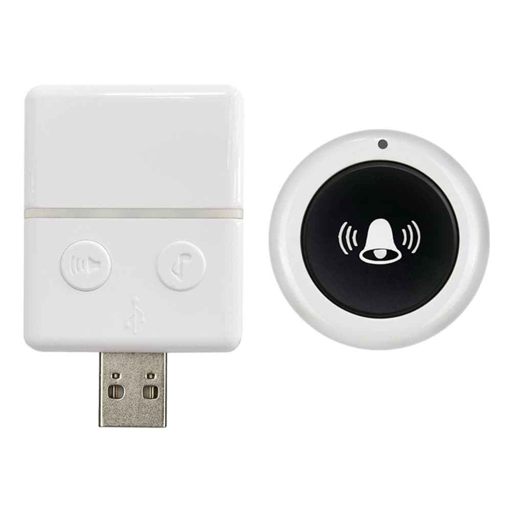 Campainha Sem Fio USB – 2 Modos de Toque, Instalação Fácil