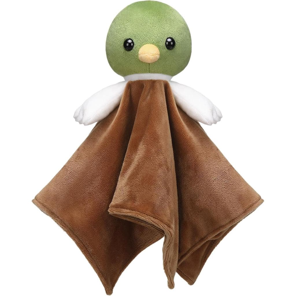 Manta de Segurança de Pato Mallard Fofo de 15 Polegadas, Pelúcia Macia de Pato Mallard, Presentes Adoráveis para Dormir