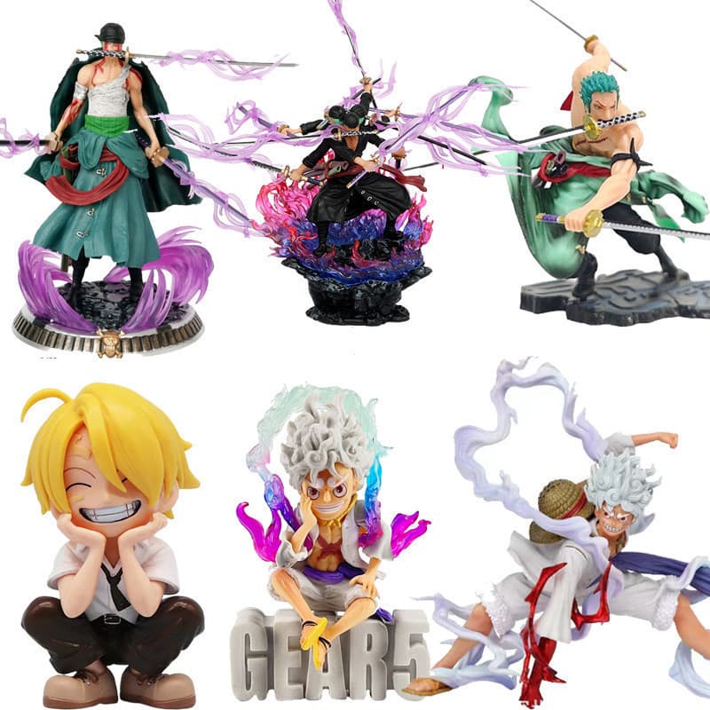 Figura De Ação Modelo De Uma Peça Luffy Zoro Ace Hancock Shanks Anime * &