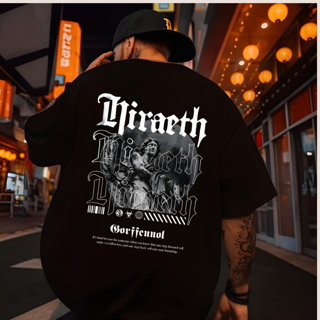 Camisa Streetwear Oversized Masculina  blusa Hiraeth Algodão GS 100%algodao