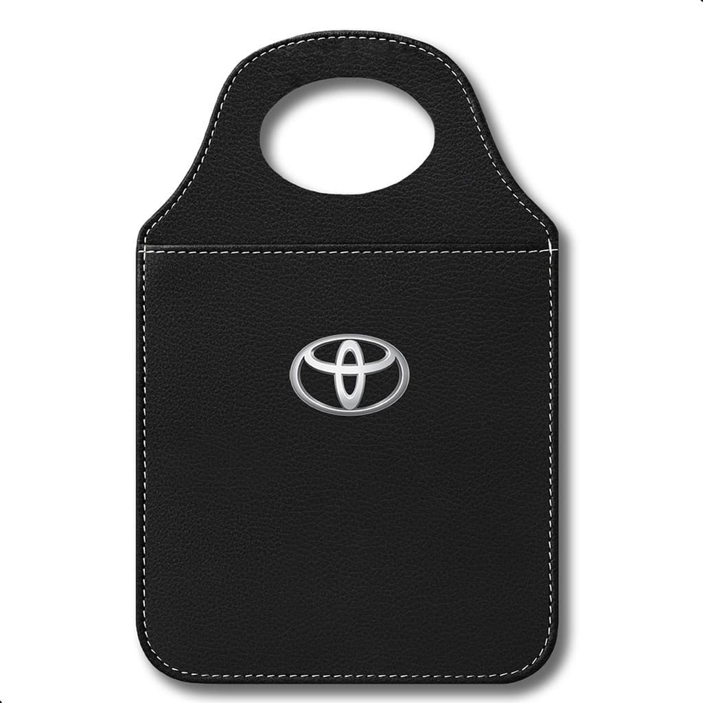 Organizador Lixeirinha Toyota Couro Ecológico Lixo Carro