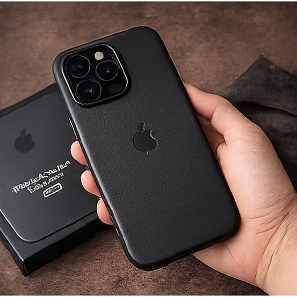 Capa Anti Impacto Para iPhone 13 14 15 16 Pro Max Proteção Reforçada Couro Resistente