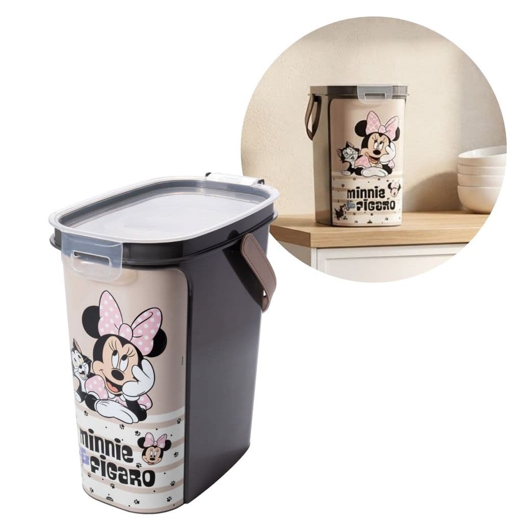 Porta Ração Hermético Mickey Pluto 8,5L Com Dosador