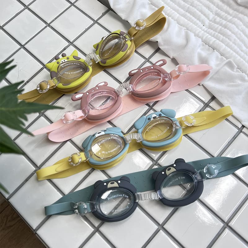Crianças óculos de natação meninos à prova dwaterproof água de alta definição crianças óculos meninas mergulho dos desen