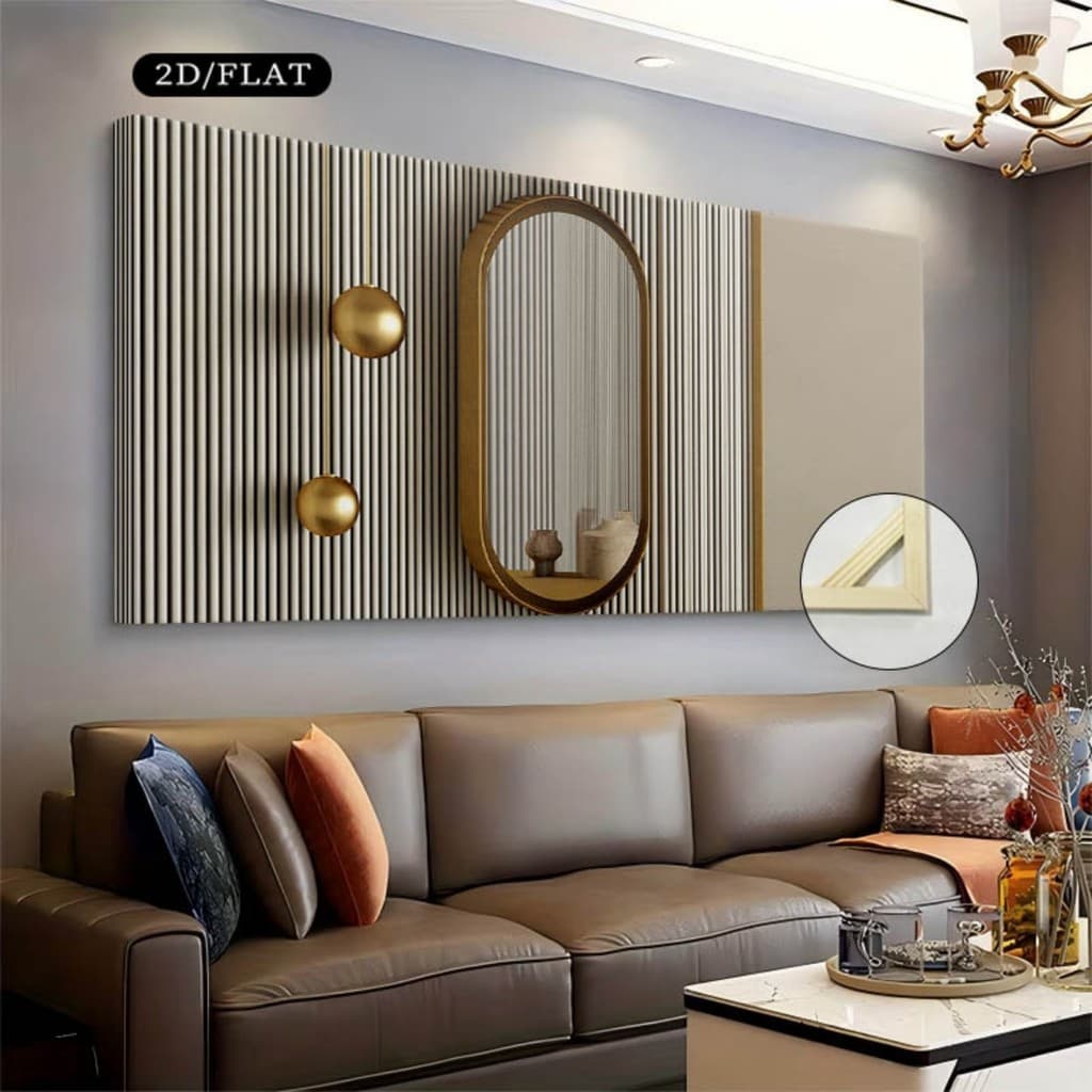 Quadro Decorativo Grande 115x80cm Harmônico Minimal Sala,Quarto,Copa,consultório,escritório,hall