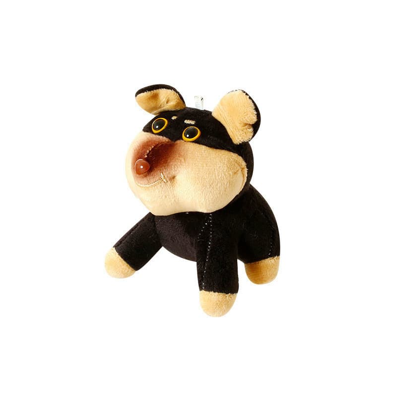 Feio bonito abelha cão bonito bonito abelha cão pingente brinquedo de pelúcia boneca filhote de cachorro saco pingente