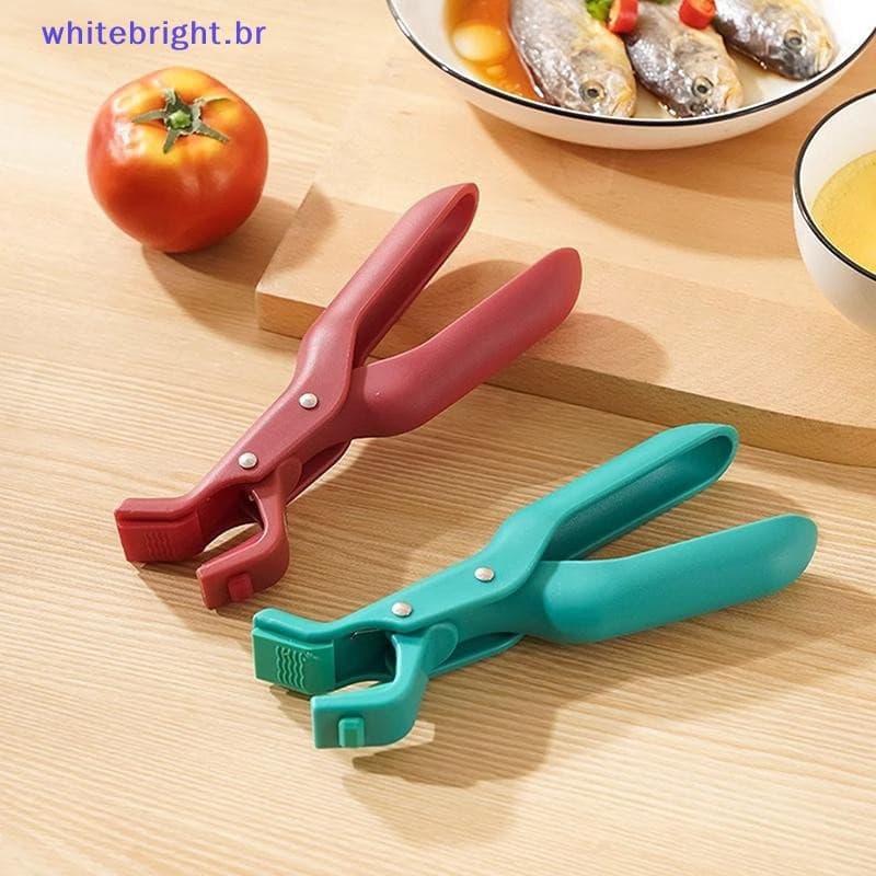 Clipe De Suporte De Tigela Anti-Queimadura Multiuso Para Cozinha , Tigelas De Refeição Quente , Pinça De Silicone Escald