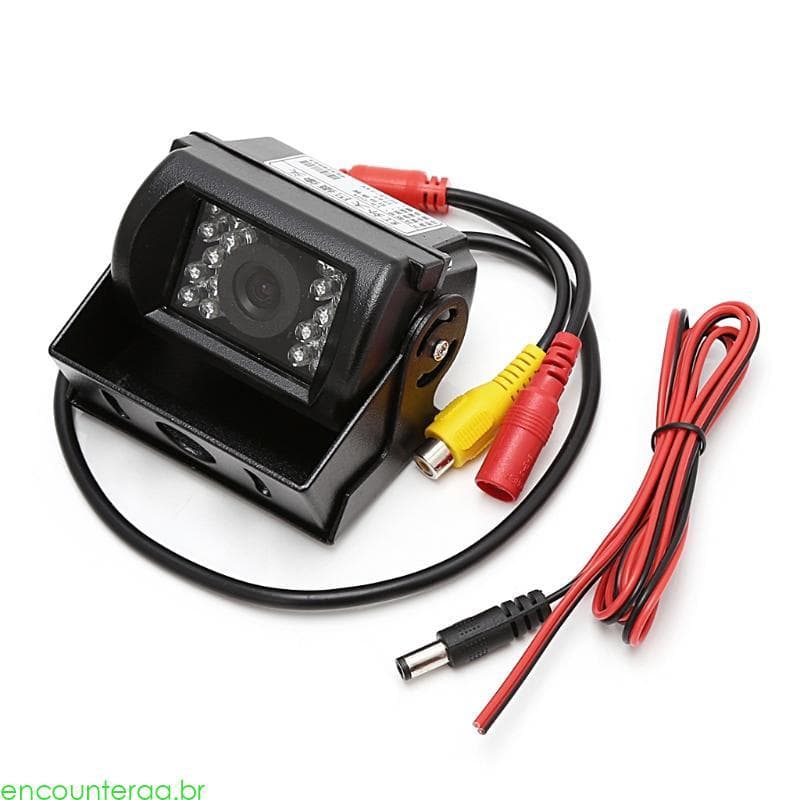 Encontrora 18 IR LED Câmera Retrovisora Carro Noturna Para Visão Angular Ônibus Caminhão À Prova D