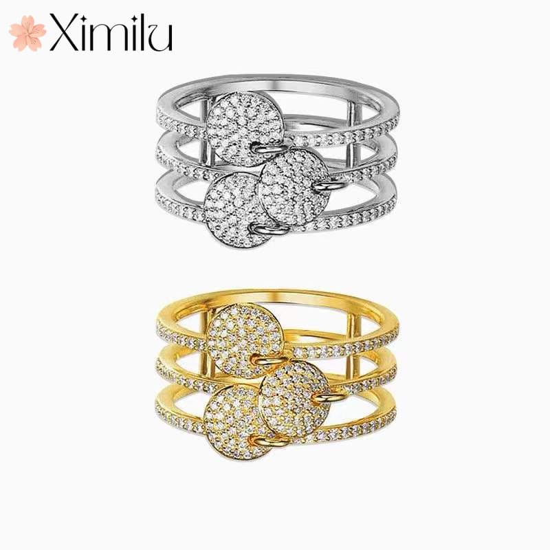 ♥ Original novo Design de produto estilo Hip-Hop anel frisado feminino borla corrente moda jóias