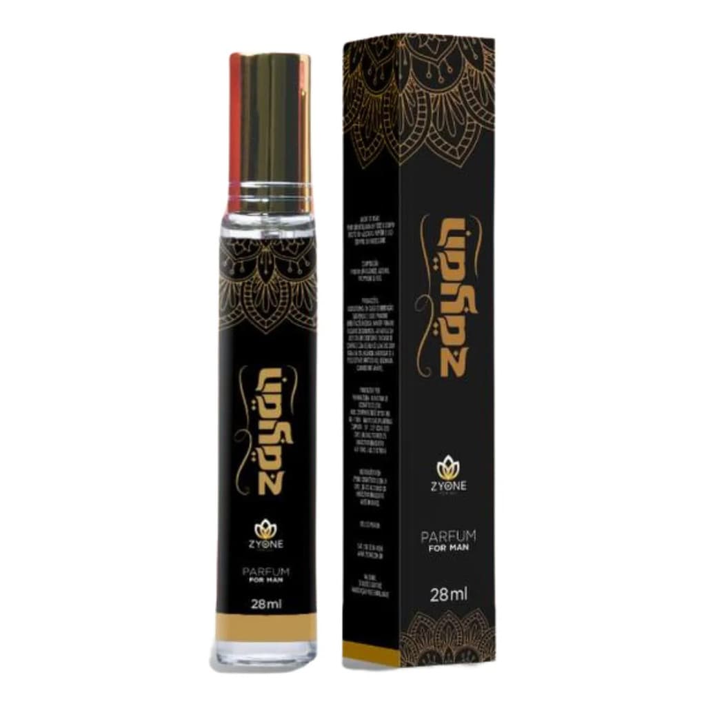 Perfume Árabe Masculino Zayan 28ml Zyone - Alta Fixação - Perfume Amadeirado Intenso