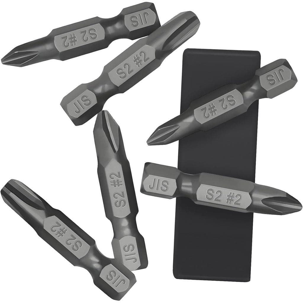 Conjunto de 6 Pontas Magnéticas JIS para Chave de Fenda para Reparação de Carros Japoneses, Motocicletas e Equipamentos