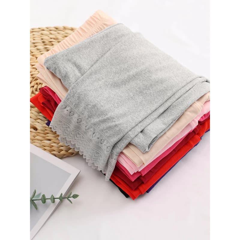 Mulheres longas calças compridas femininas roupa interior fina de uma peça de renda Leggings femininas ajuste fino corpo