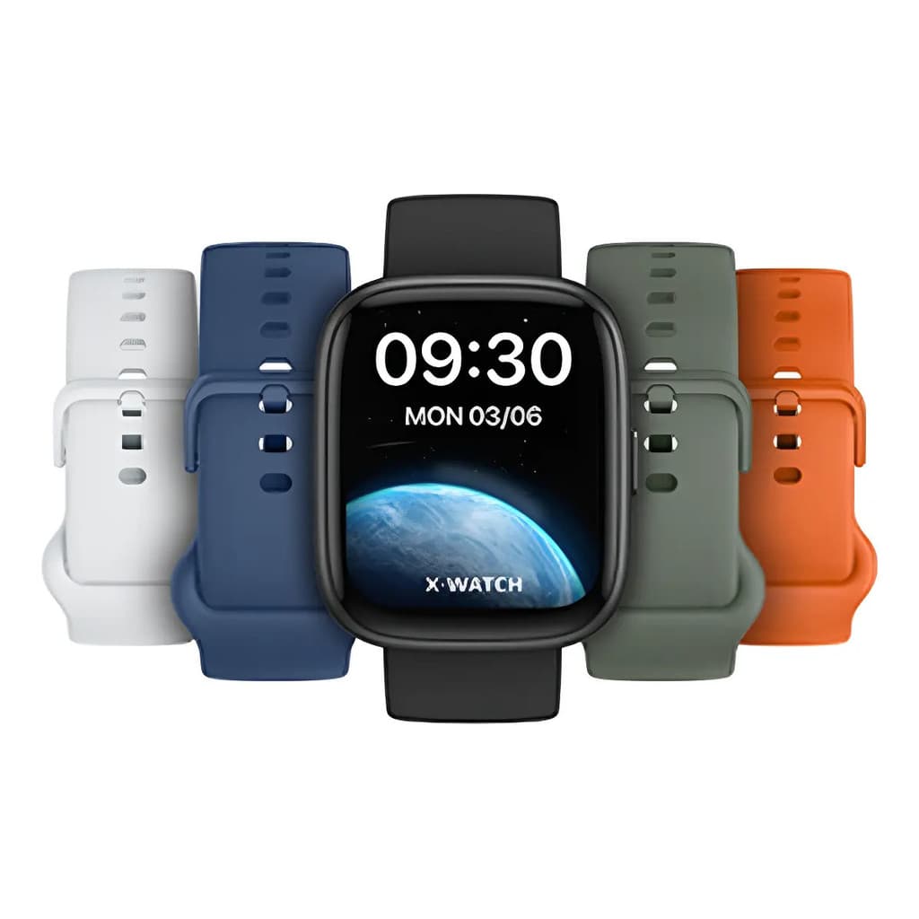 Smartwatch X-watch Prisma Troca-pulseira Faz Recebe Ligações Preto