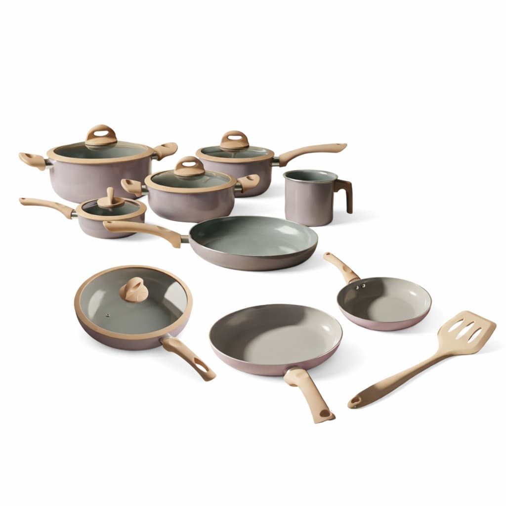 Jogo de Panelas 6 Peças + Wok + Jogo de Frigideiras Baesh