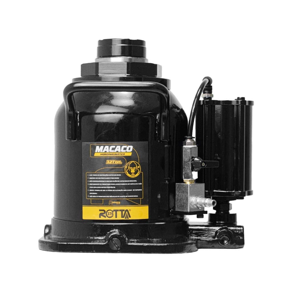 Macaco Garrafa Hidropneumático 32ton Mandril Power Caminhão Onibus Rotta376
