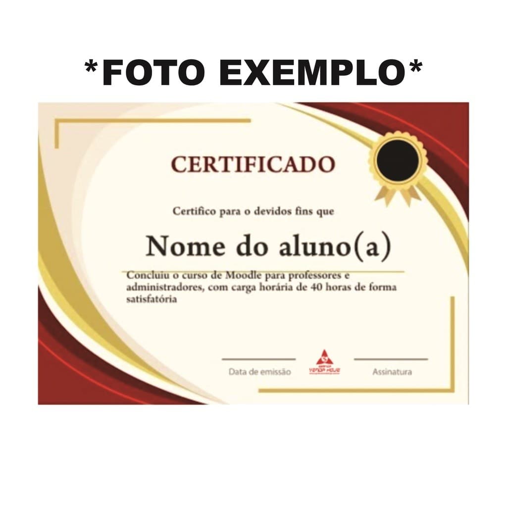 Impressão 220g de Certificado ou Diploma A4