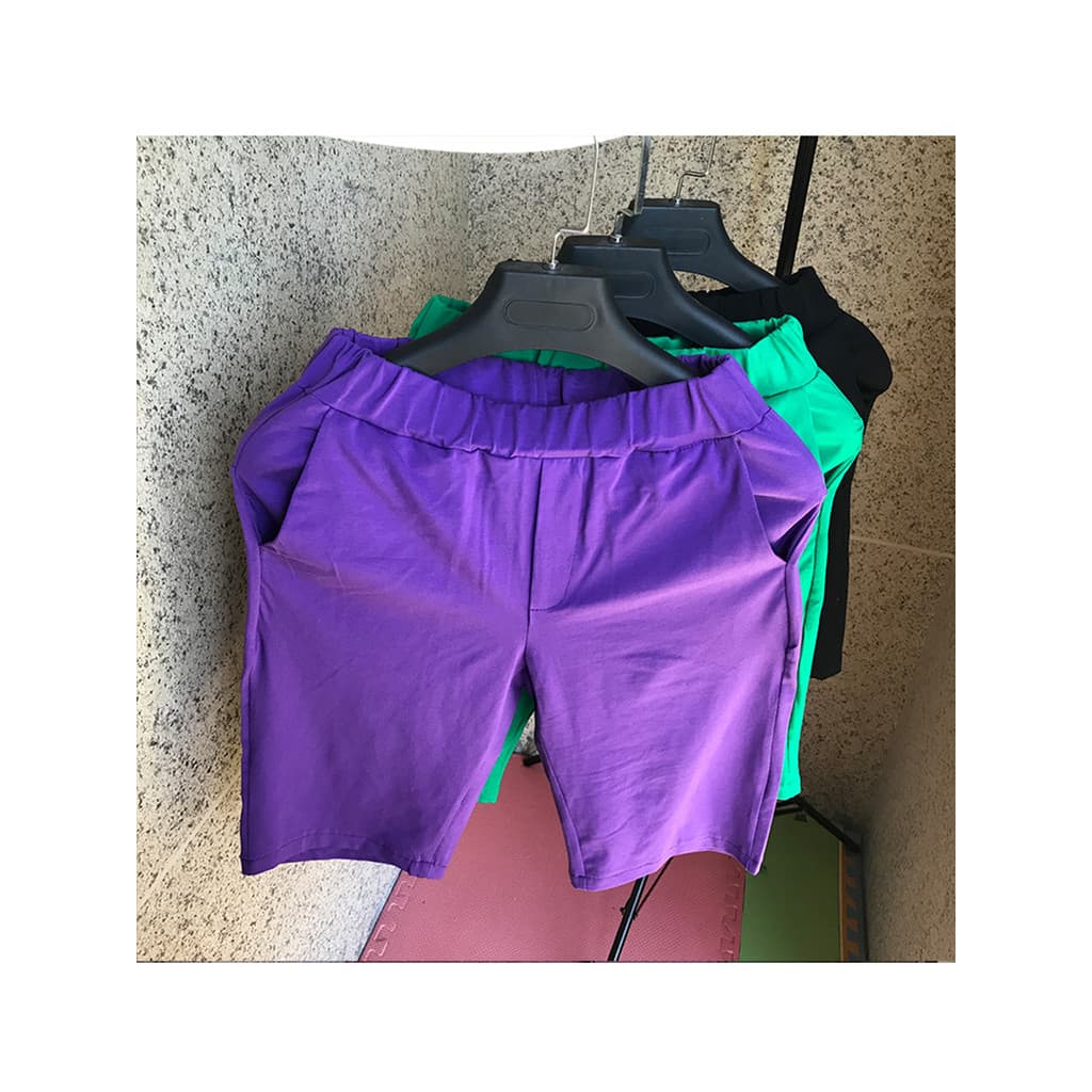 Shorts pequenos masculinos na moda versão coreana All-Match verão fino-ajuste adolescente shorts de algodão calças média