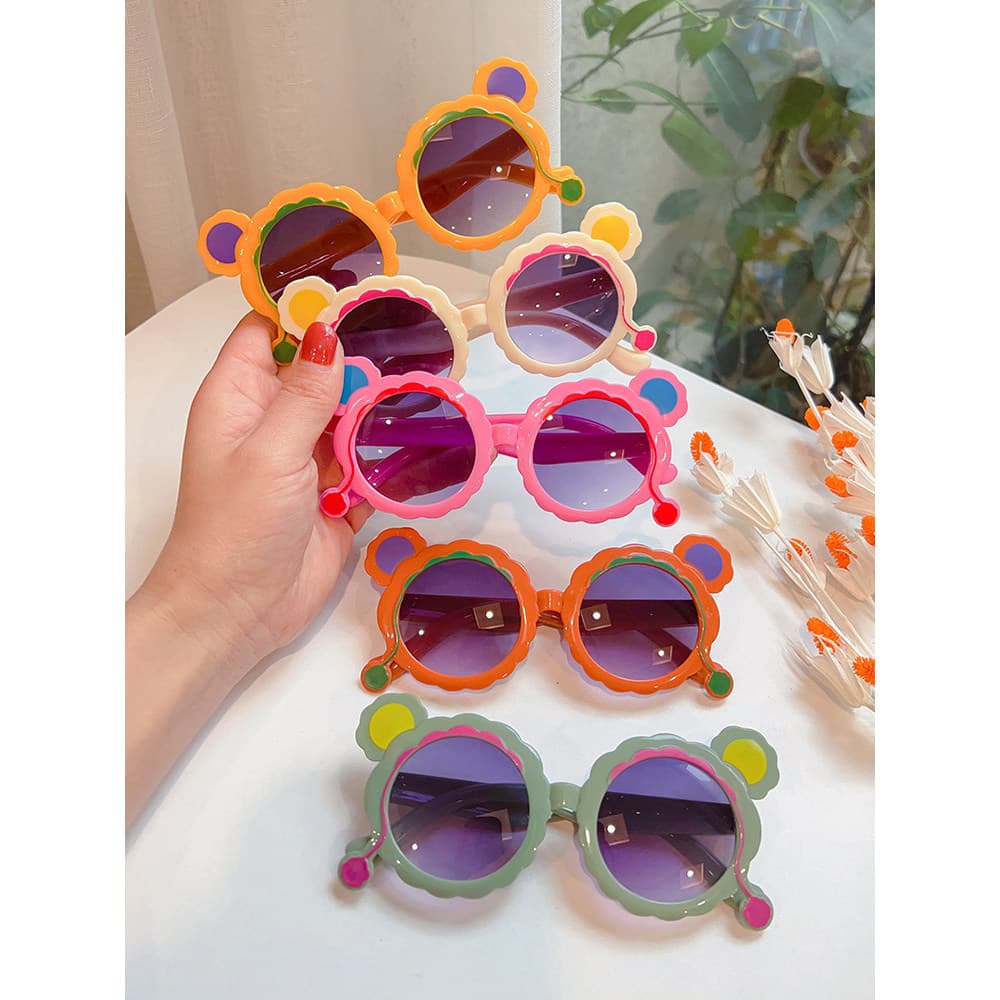 Crianças óculos de sol óculos de sol meninos meninas óculos de sol moda bonito bebê foto adereços óculos de brinquedo