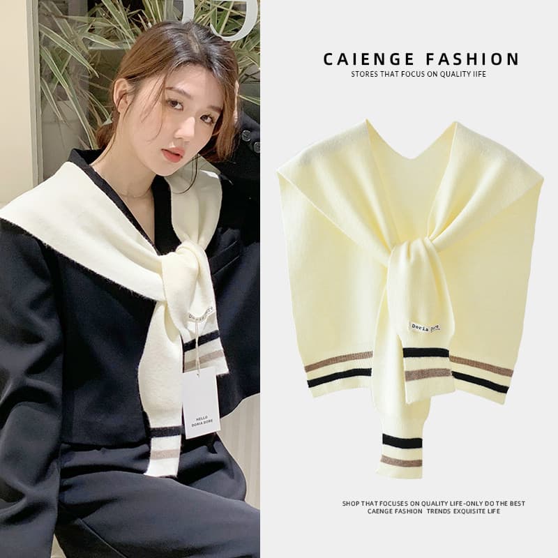 Primavera outono influenciador moda com decote em V pequeno xale exterior jogo feminino verão ar condicionado sala All-m