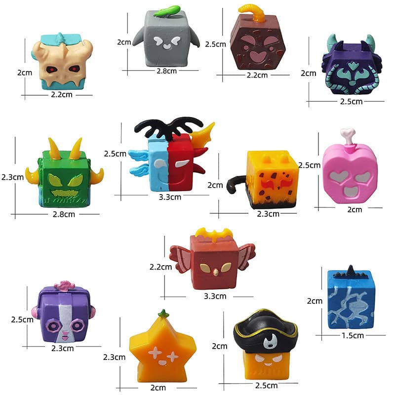 13 Peças Modelo De Frutas Blox Itens Colecionáveis Uma Peça Estatuetas De Ação Para Presentes Infantis