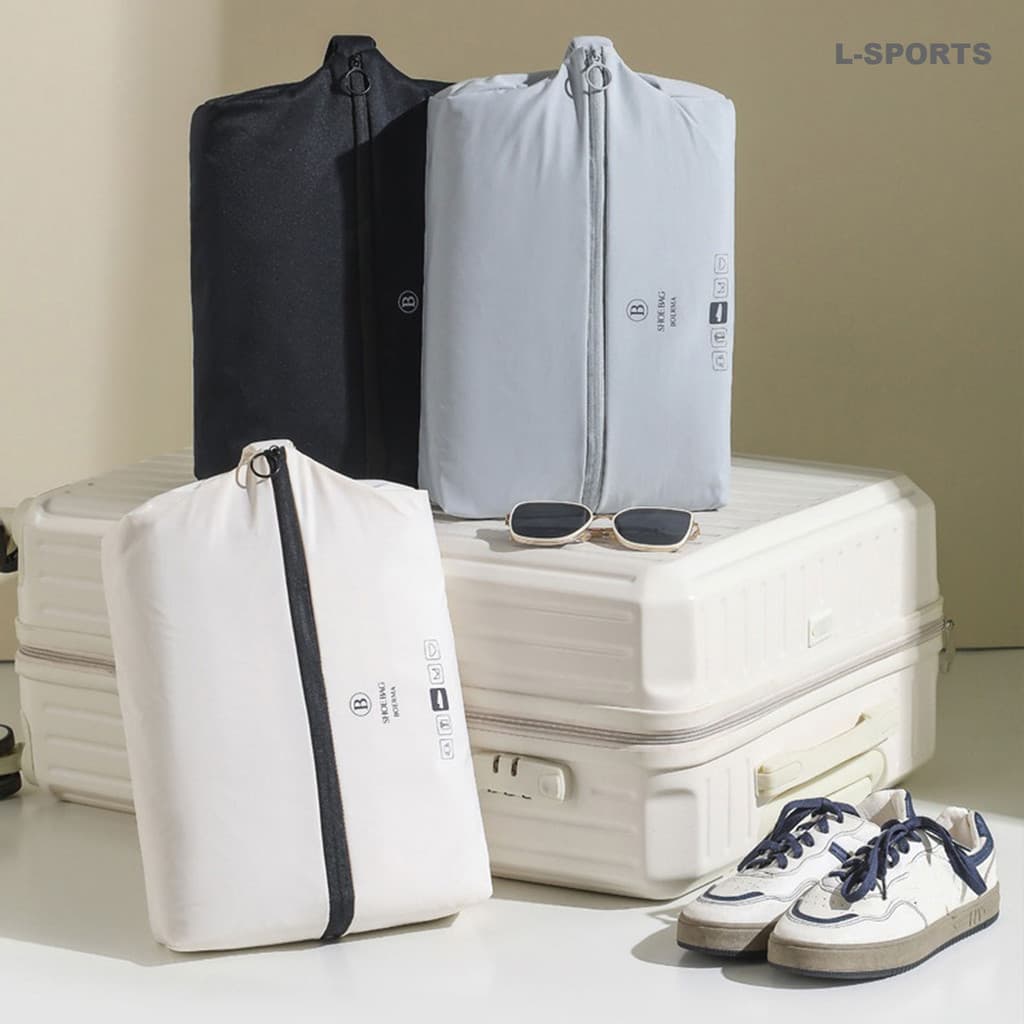 Prático Saco De Armazenamento De Sapatos Portátil Leve À Prova Dwaterproof Água Sacos De Viagem Com Zíper De Poeira Orga