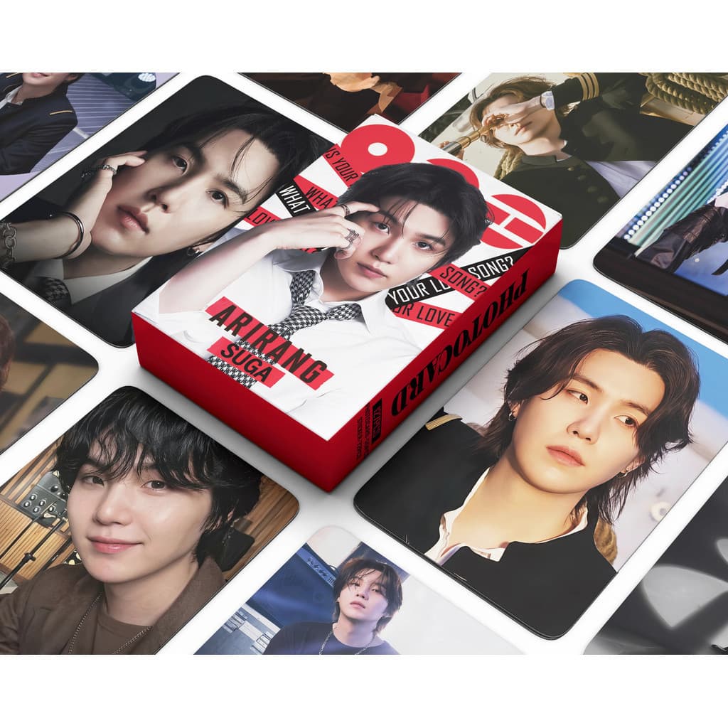 KPOP 127 Pçs/Caixa Bangtan Boys BTS Solo SUGA Photocards ARIRANG LOMO Cartão De Coleção