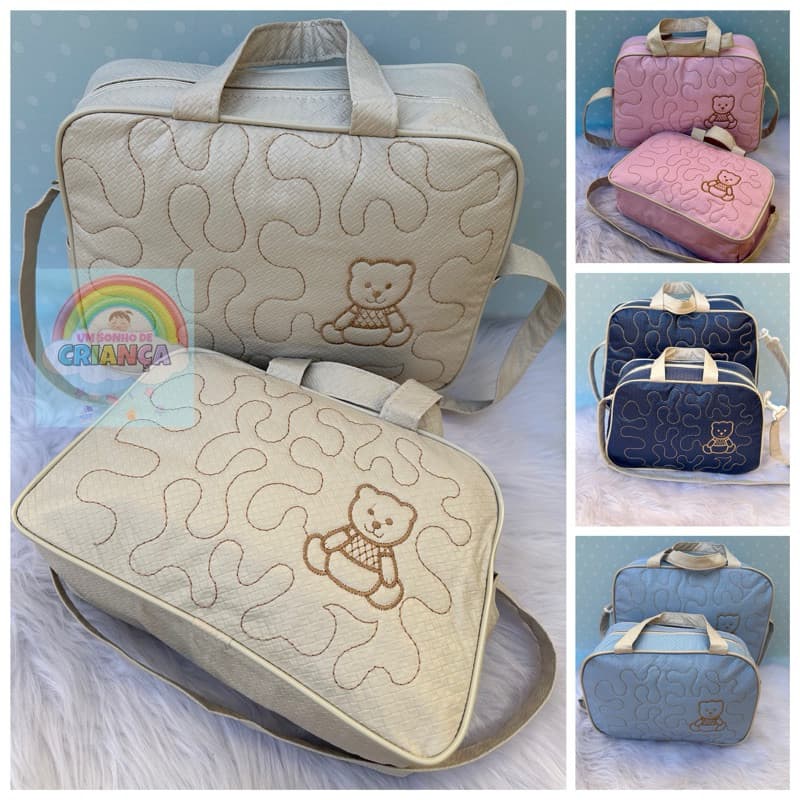 kit Bolsa Saída Maternidade Super promoção Bebê Menino Menina