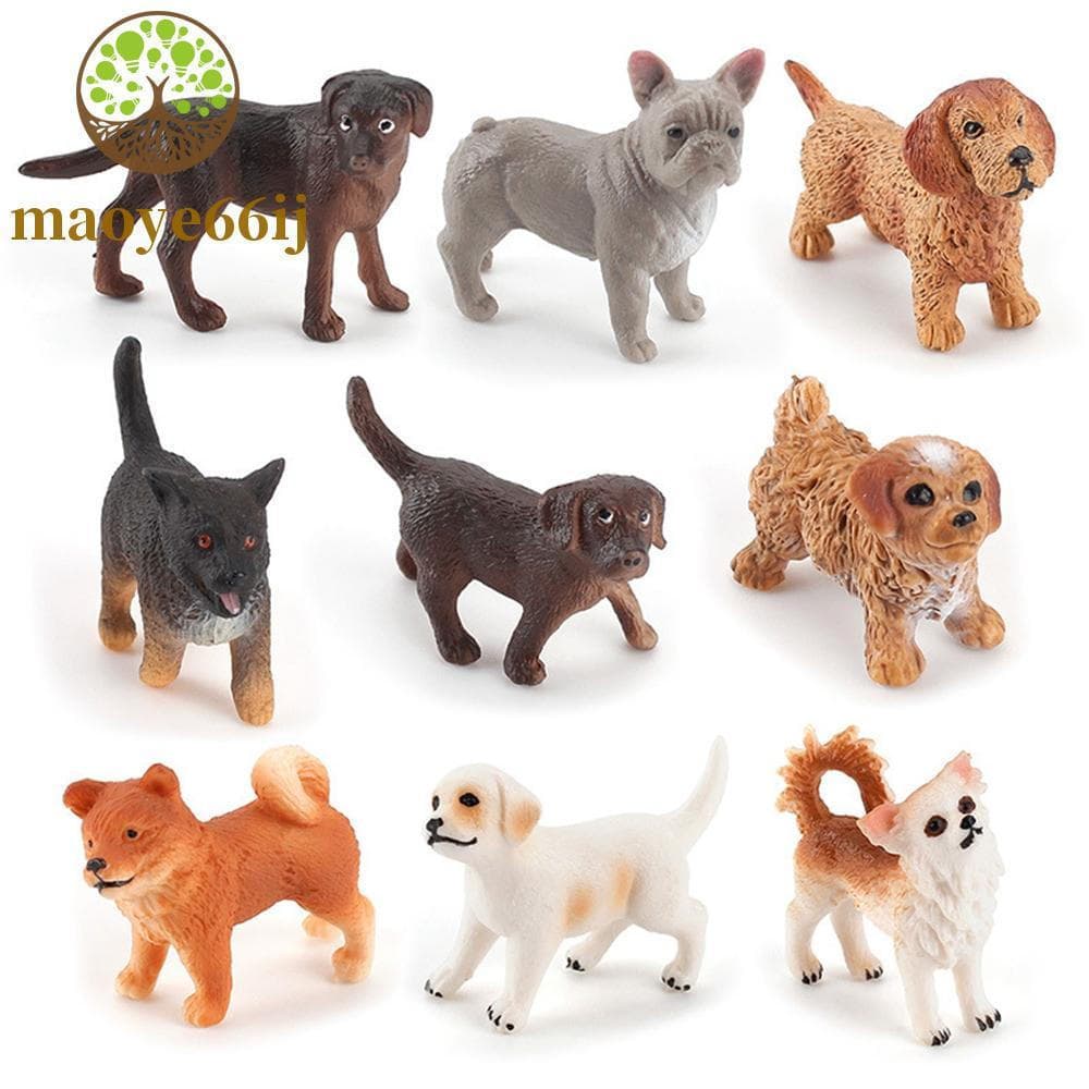 MAOYE66 Modelo Animal Acessórios De Jardim De Fadas Hound Realista Decoração De Casa Moderna Crianças Brinquedos Educati